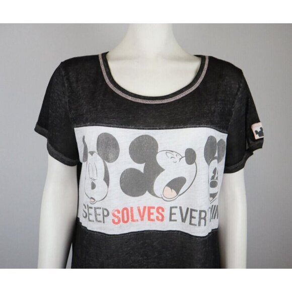 MICKEY MOUSE - WOMEN'S SHEER BURNOUT NIGHTGOWN - SIZE S/M - Picture 3 of 7